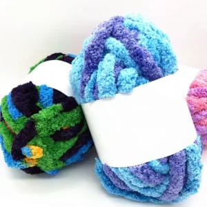 Velvet Chunky Chenille Yarn for Hand Knitting Blankets and Crochet