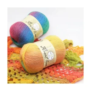 Wear Resistant and Soft Acrylic Blended Wool Yarn for Handmade Knitting Embroidery Weaving Recycled Features