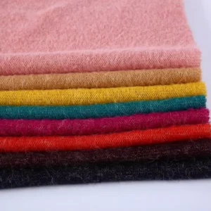Women Clothing Tessuti Hacci Acrylic Nylon Polyester Elastane Mohair Acrylic Knit Fabric