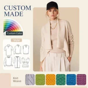 Women’s Sweater Knitted Sweater Merino Wool Cardigan Knitwear Comfortable Sweater For Casual