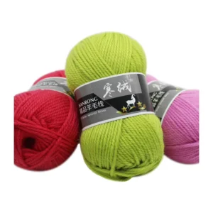 Wool Blended Jersey Yarn Ring Spun Soft Comfortable Hand Knitting Sewing Weaving Recyclable Dyed Pattern