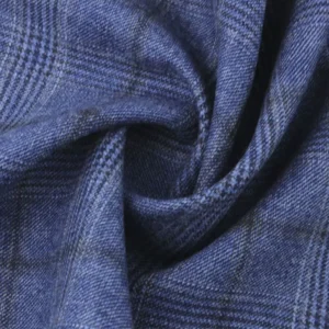 Wool Yarn Dyed Plaid Fabric for Shirt Suit Coat High Quality 100% Pure Men Woven Customized Color 150CM