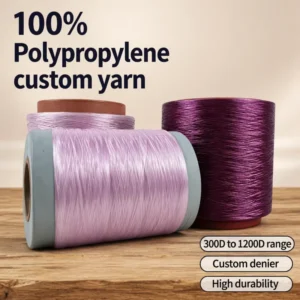YIJIN FDY Solid Core Raw Polypropylene Yarn (PP Yarn) for Hand Knitting Bags Luggage Ropes 1200D Denier OE Technics