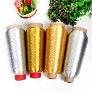 YNS Gold 100% Polyester High Tenacity 150d Embroidery Dyed Metallic Thread DIY Yarn Sewing Thread