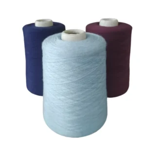 YZ62224 28S 2 VORTEX Core spun Yarn Dyed Viscose Nylon Soft Anti pilling Skin Friendly High Appearance Breathable Comfortable