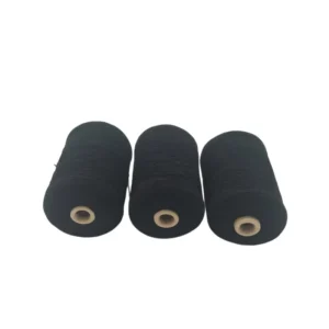Yarn Black Rubber Thread Covered Nylon Yarn 110#/70/70 Elastic Rubber Yarn