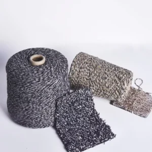Yarn Cotton Dyed Yarn 16S/2 60% Cotton 40% Bulked Cotton Polyester Blended Yarn for Knitting Carpet
