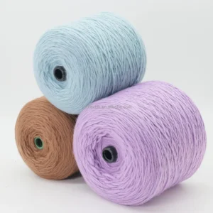 Yarn Count 1.5Nm/1 Genuine 100% Wool Yarn Cone New Zealand Wool for 3 Gauge and 1.5 Gauge Knitting