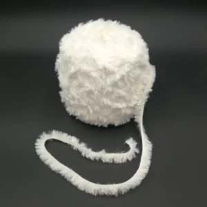 Yarn Craftsman 100g Ball 0.65NM/1 Polyester Soft Fluffy Faux Fur Feather Yarn for Hand Knitting Luxury Fancy Yarn