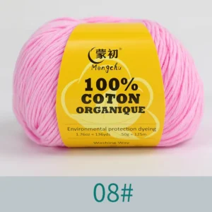 Yarn Crochet 100% Cotton Yarn Super Soft Silk Crochet Cotton Thread 50g Hand Knitting Sweater