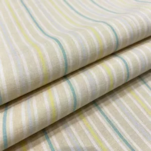 Yarn Dyed Cotton Linen Model Pplin Fabric With Woven Plain Stripe 102gsm Customized Girls & Boys Dress Fabric Man Shirt