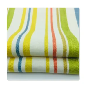 Yarn Dyed Stripe Cool Touch Ramie Hemp 100% Linen Fabric for Home Textile Dress