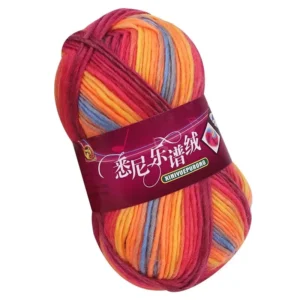 Yarn Merino Wool Blended Soft DK Knitting Classic Yarn Dyed Light Worsted Yarn