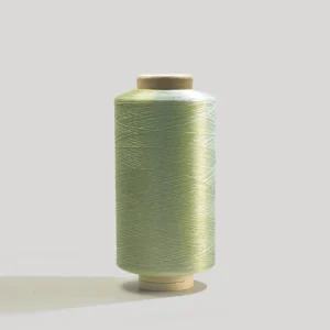 Yunlai DTY Green 100% Polyester Core Spun Monofilament Yarn 300D 72F for Knitting Weaving Eco Friendly Texturized Yarn