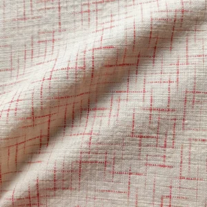 Z18130 Organic Sustainable Breathable 100% Cotton Yarn-Dyed Woven Jacquard Fabric for Apparel Blouse Shirt Dress Pants