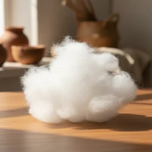 Zero Formaldehyde & Free From Carcinogens Aerogel Polyester Staple Fiber for Spinning High Count Yarn