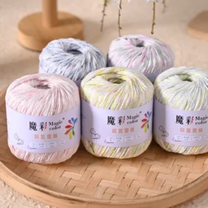 cotton yarn 50g fancy hollow cotton yarn for Hand Knitting