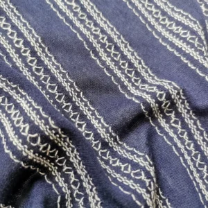 knitting hacci polyester sheer fabric for garment